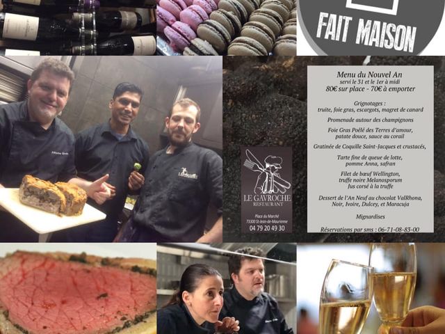 Le Gavroche Menus de fêtes